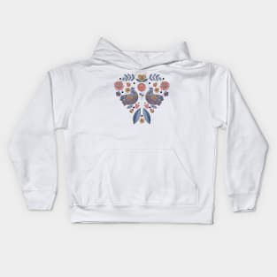 Scandinavian Folklore bird Kids Hoodie